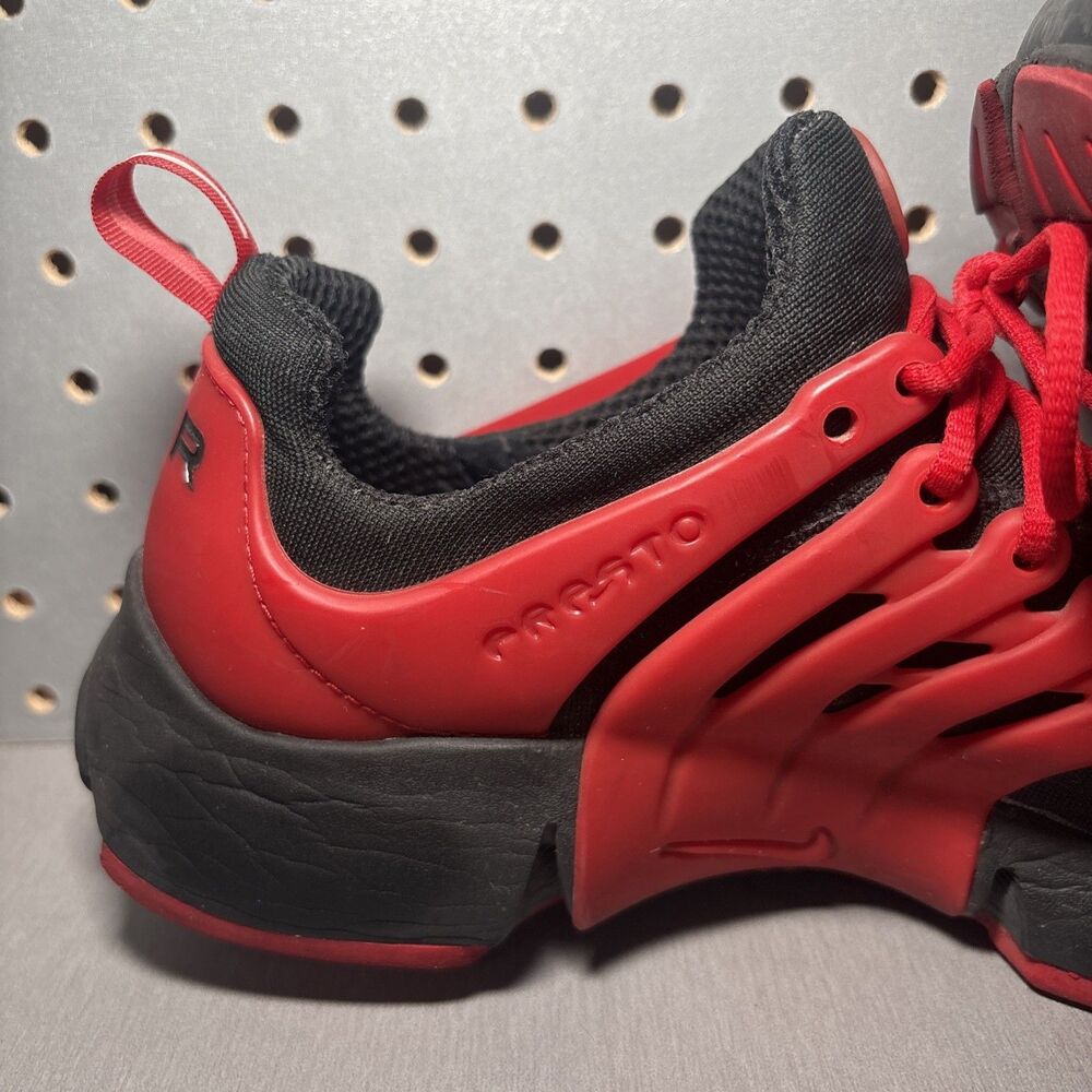 Nike Air Presto By You Mens Sz 9 Black Red Sneakers Running Shoes 846438-997 - Picture 11 of 15